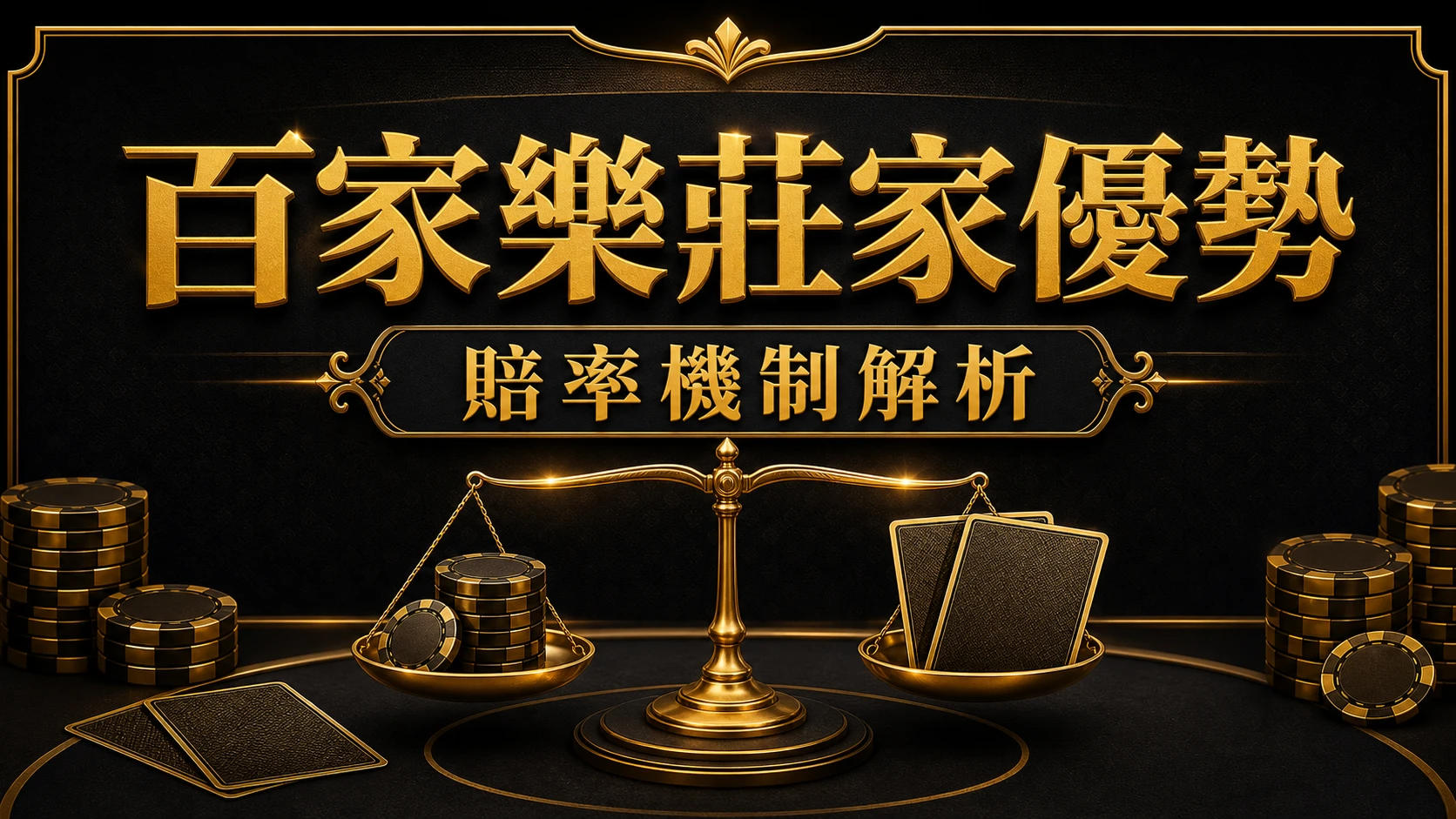 百家樂莊家優勢怎麼來？6個數據看懂賠率機制｜MBM娛樂城