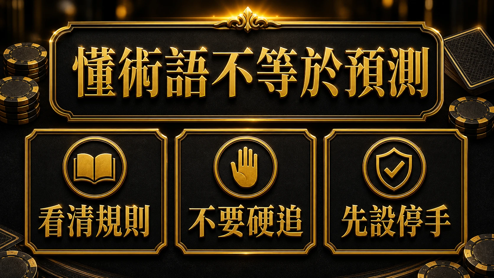 百家樂術語完整解析 風險邊界與停手提醒 MBM娛樂城