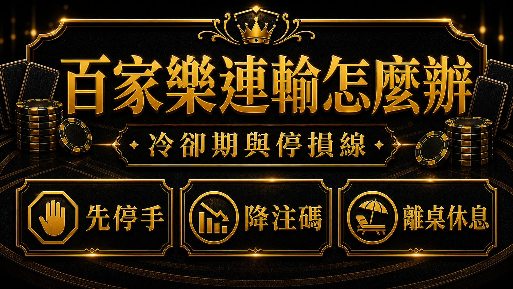 百家樂連輸壓力怎麼解？5個心態策略與冷卻方法｜MBM娛樂城