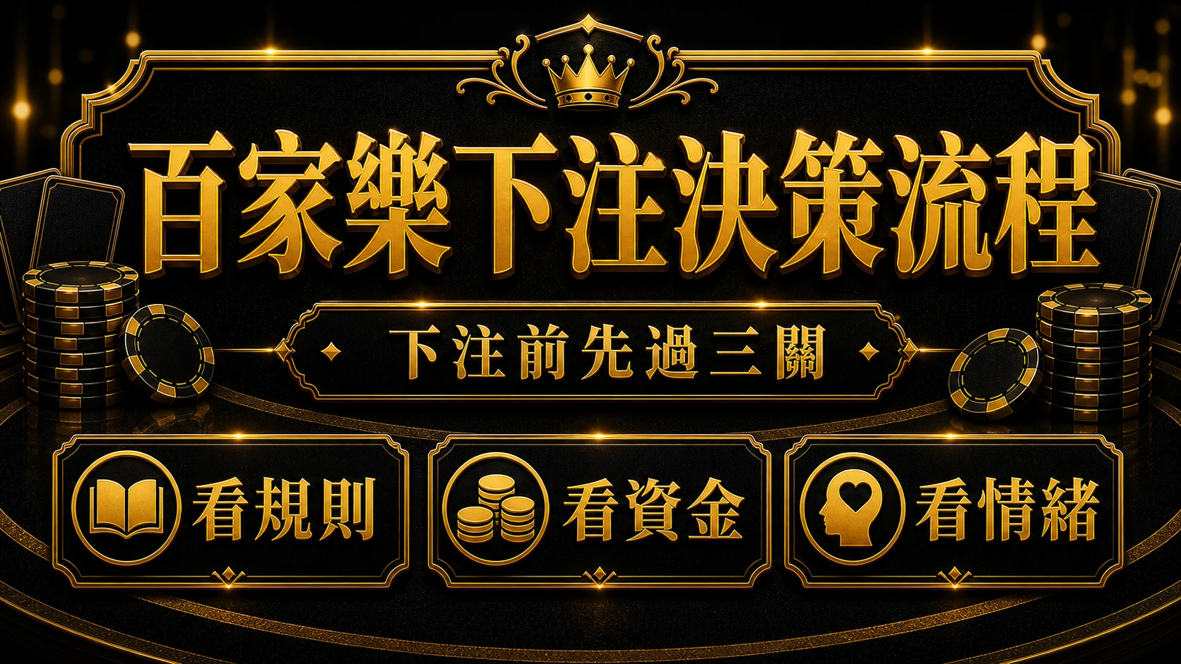 百家樂決策流程怎麼做？下注前6個檢查點｜MBM娛樂城