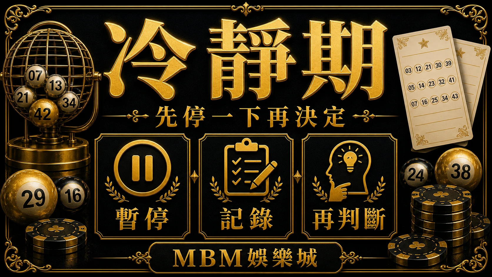 冷靜期 彩票追號可以嗎？連續下注、冷靜期與資金紀律 MBM娛樂城