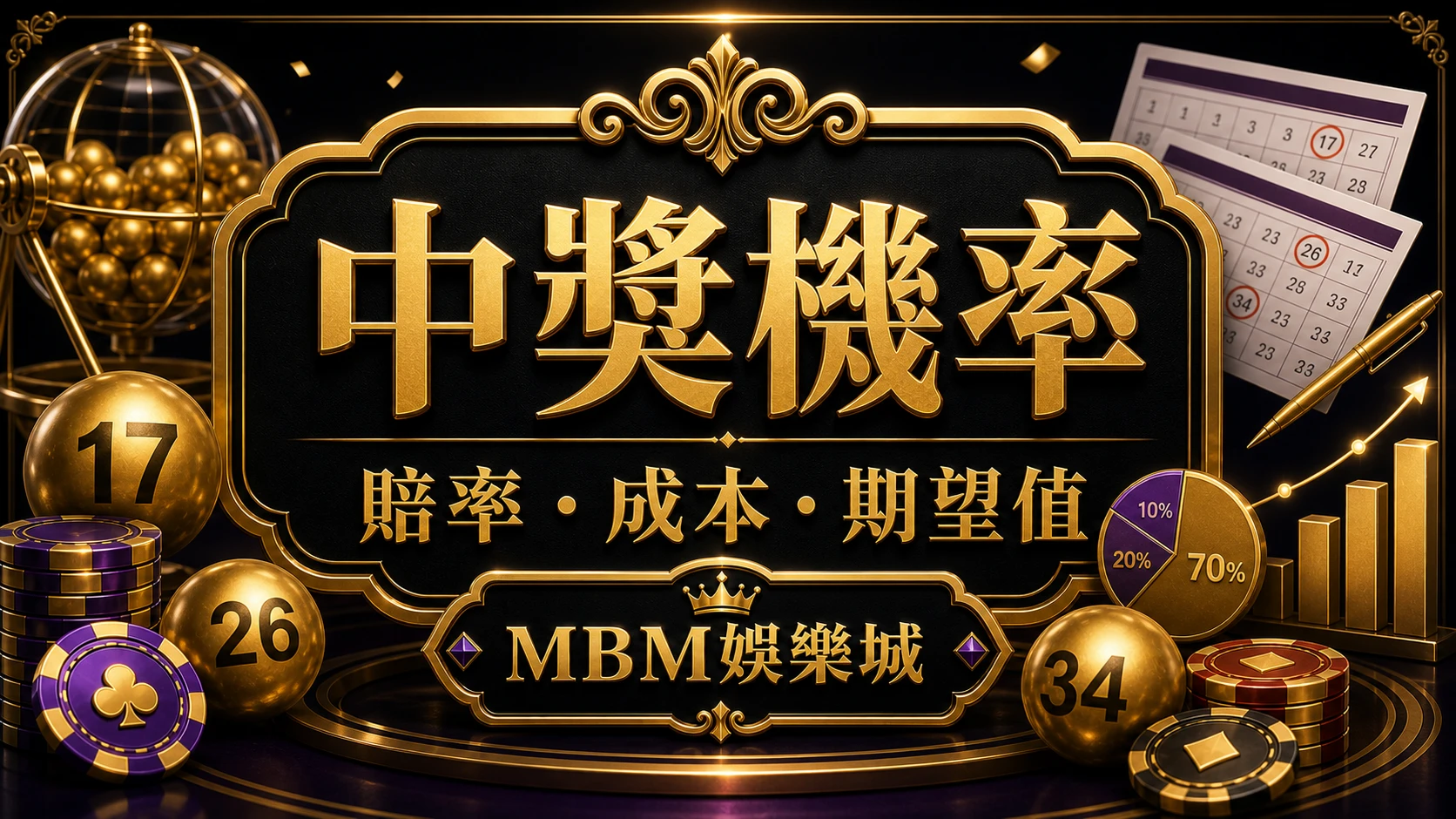 中獎機率 彩票中獎機率怎麼看？賠率、期望值與投注成本提醒 MBM娛樂城