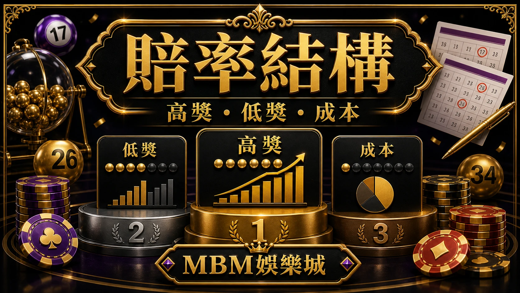 賠率結構 彩票中獎機率怎麼看？賠率、期望值與投注成本提醒 MBM娛樂城