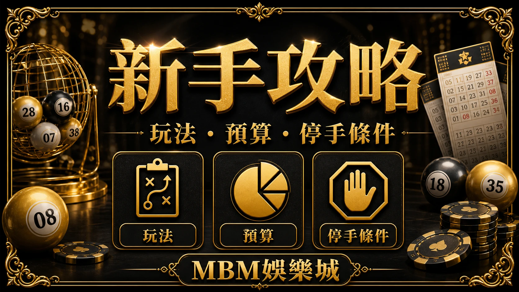 新手攻略 彩票新手攻略：玩法、預算與停手條件完整檢查 MBM娛樂城