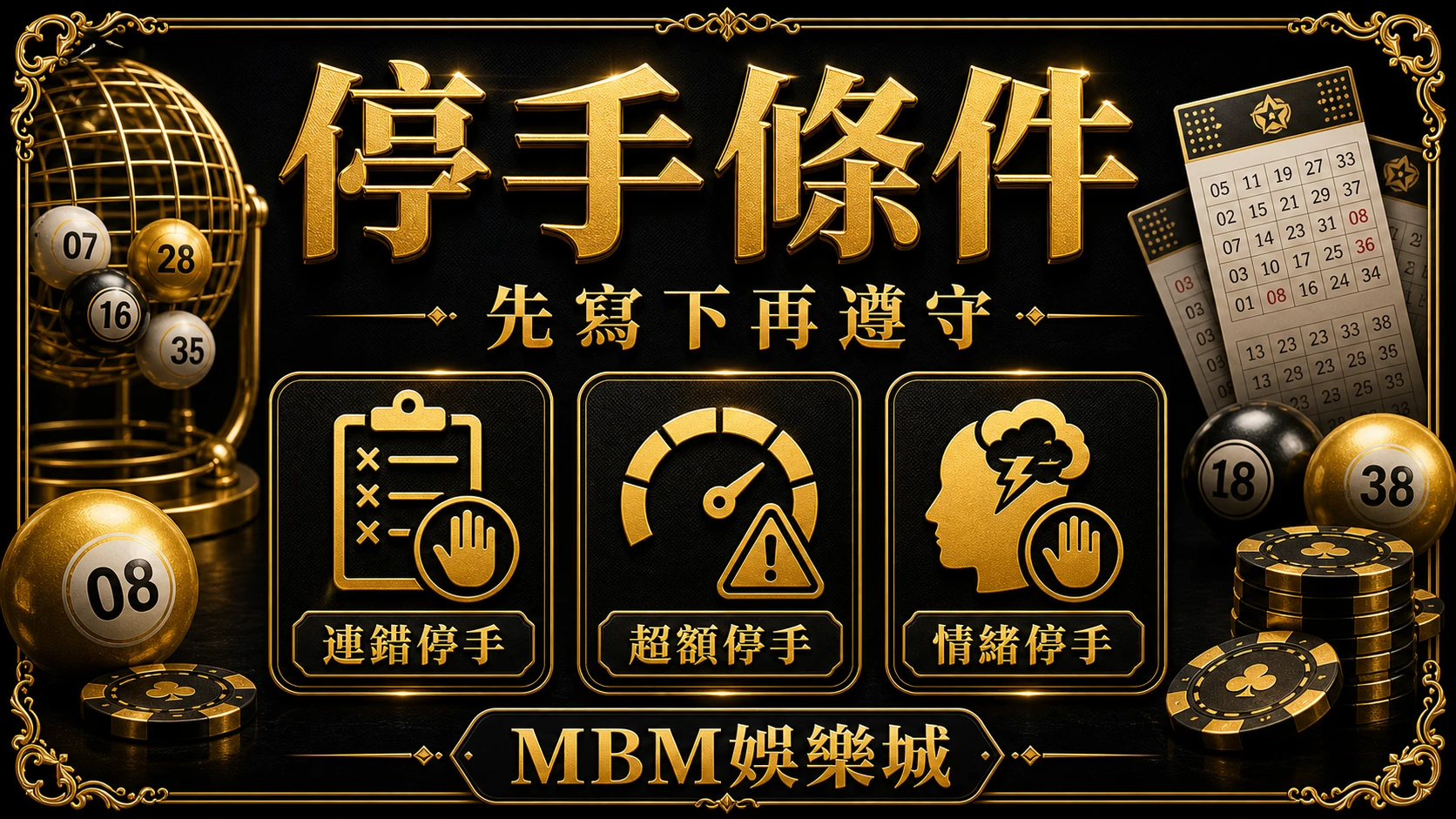 停手條件 彩票新手攻略：玩法、預算與停手條件完整檢查 MBM娛樂城