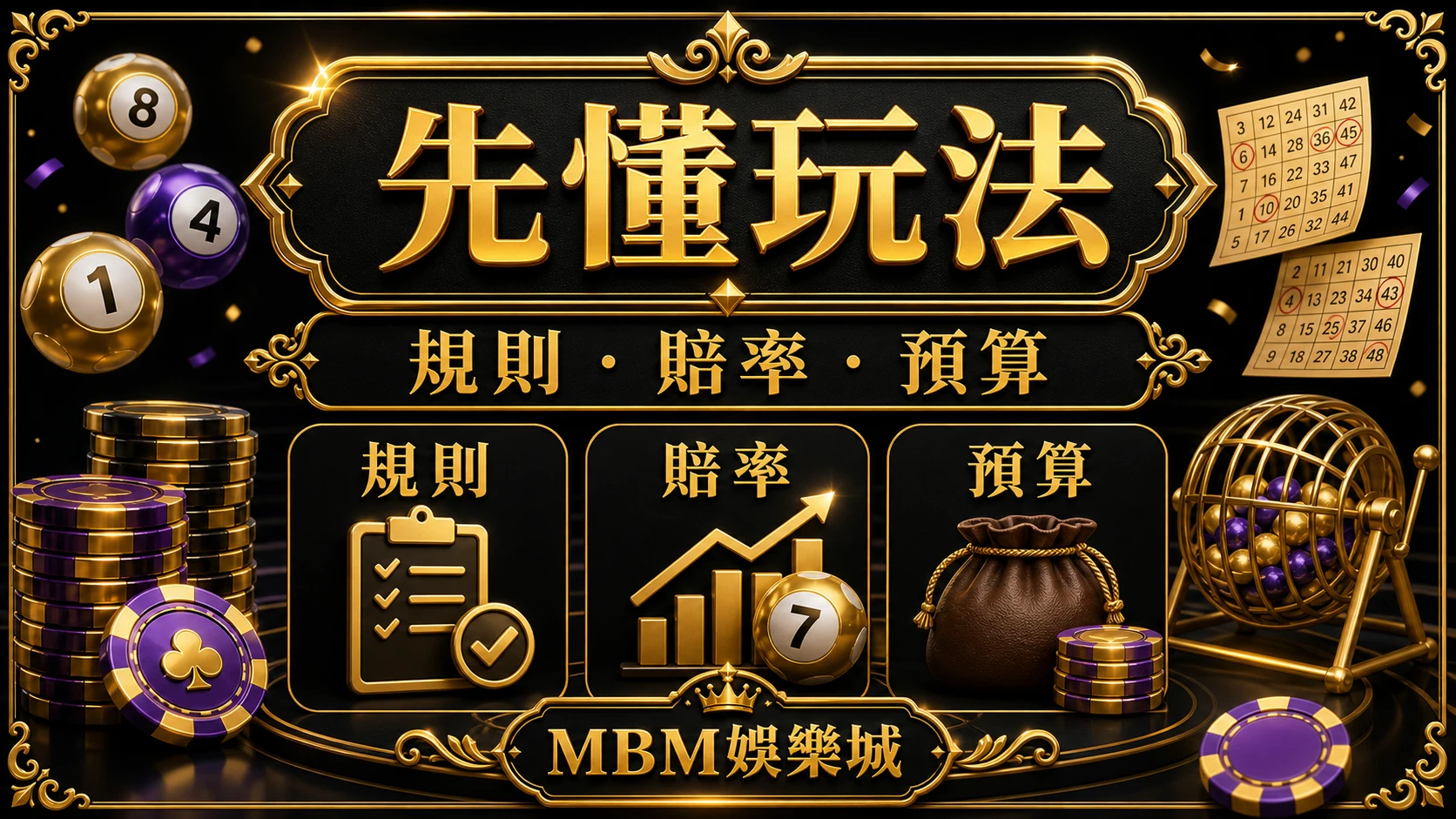 彩票玩法規則賠率與預算檢查 MBM娛樂城