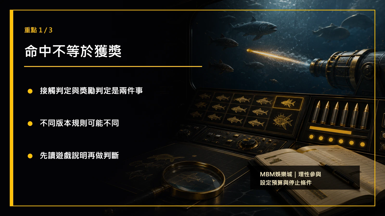 捕魚機中獎率重點1