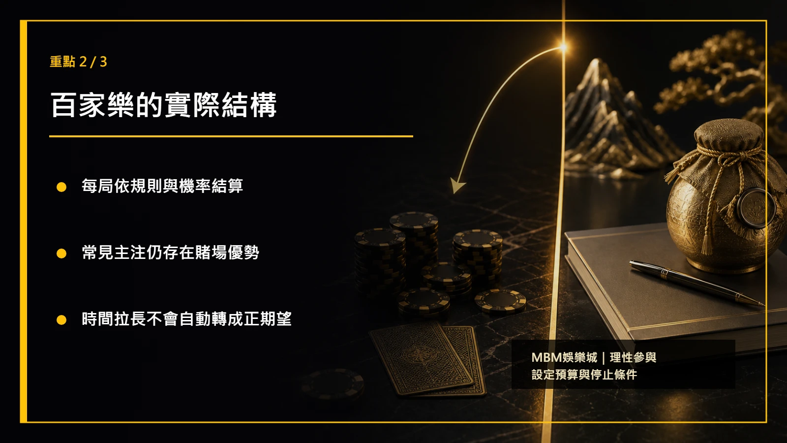 百家樂長期投資重點2